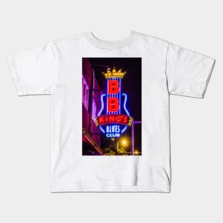 Beale St, Memphis, Tennessee, USA. Kids T-Shirt